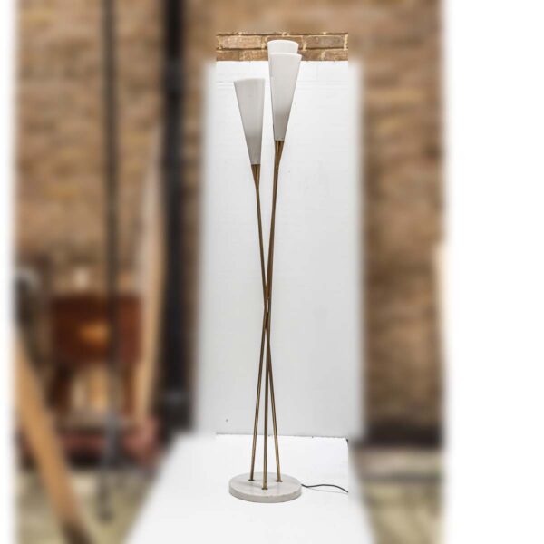 1960s Italian design Trio lights floor light by Giuseppe Ostuni