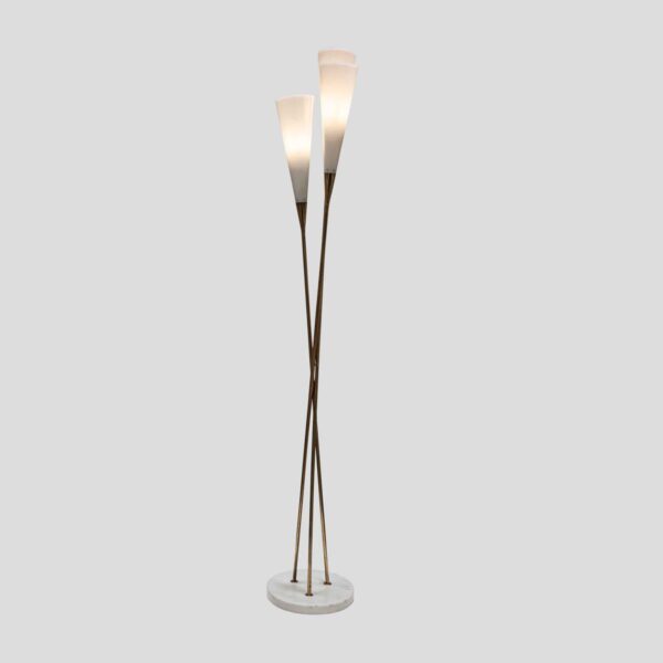 1960s Italian design Trio lights floor light by Giuseppe Ostuni