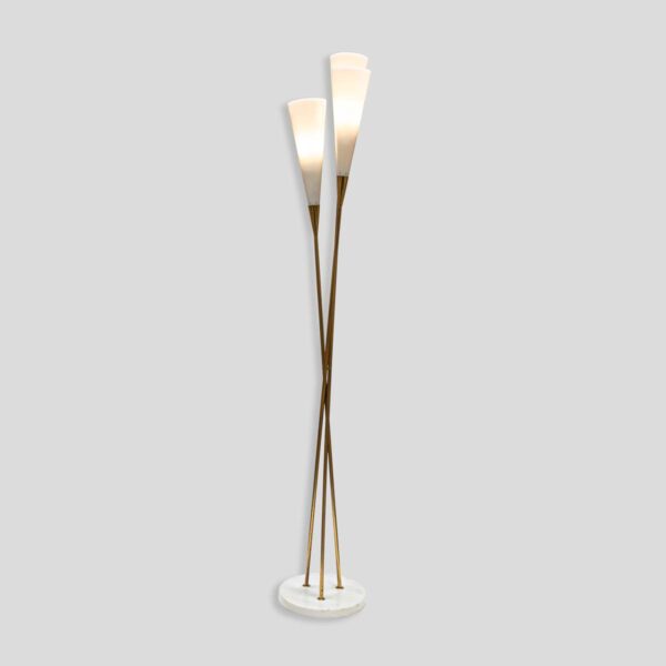 1960s Italian design Trio lights floor light by Giuseppe Ostuni