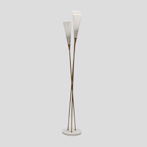 1960s Italian design Trio lights floor light by Giuseppe Ostuni