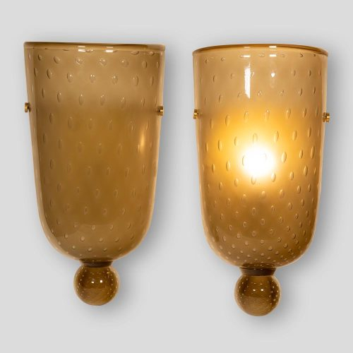 Pair-of-Seguso-sconces