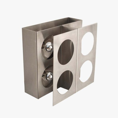 Mid century modern steel wall sconce