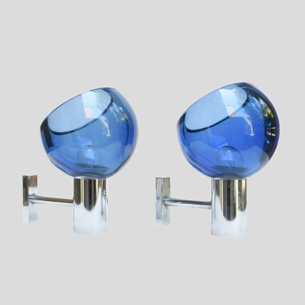 Pair of Mid-Century wall lights by Seguso