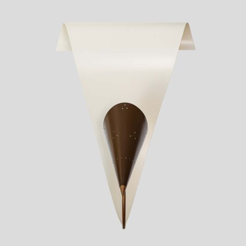 Pair of Riccio wall lights attributed to Gilardi Barzaghi