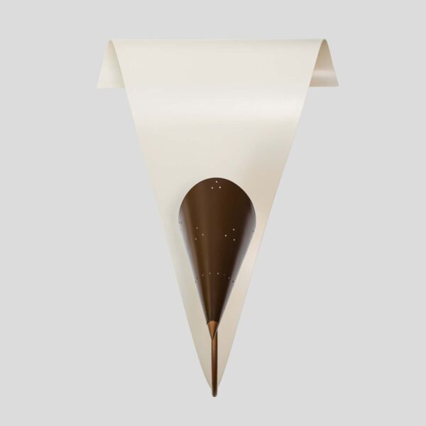 Pair of Riccio wall lights attributed to Gilardi Barzaghi