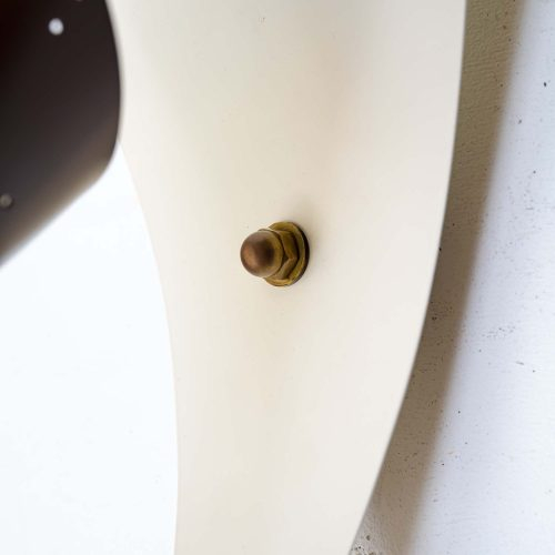 Pair of Riccio wall lights attributed to Gilardi Barzaghi