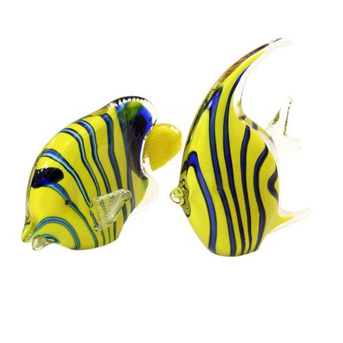 Murano glass fishes