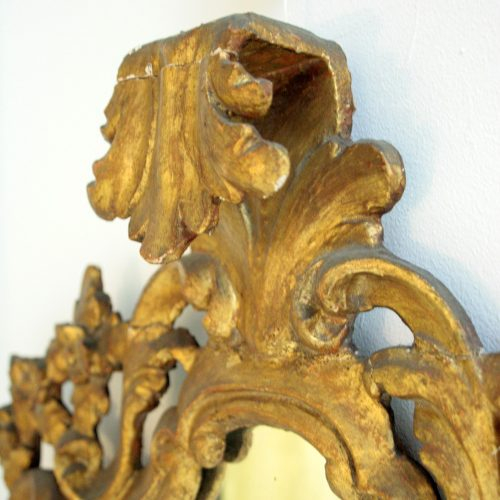 1940s French Gilded Mirror