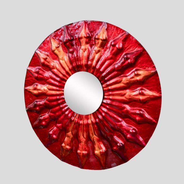 Massimiliano Luzzi Glass Art Mirror