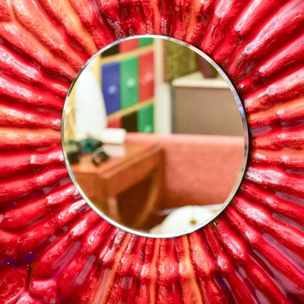 Massimiliano Luzzi Glass Art Mirror