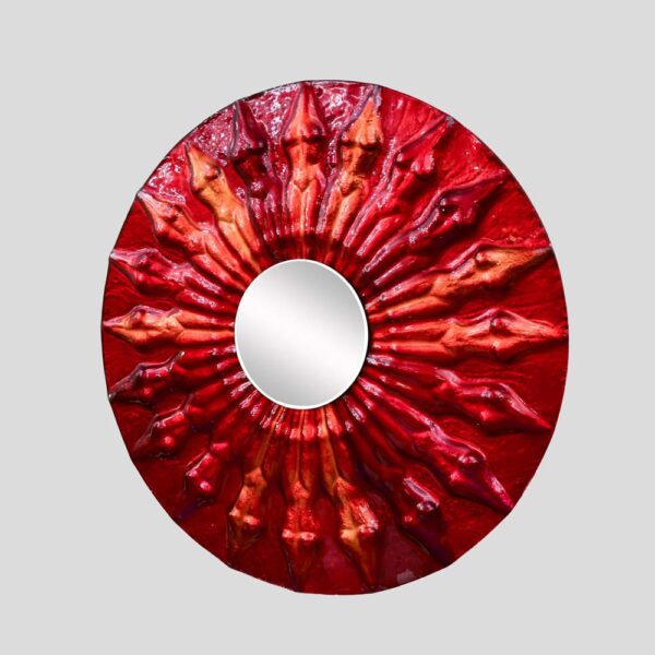 Massimiliano Luzzi Glass Art Mirror