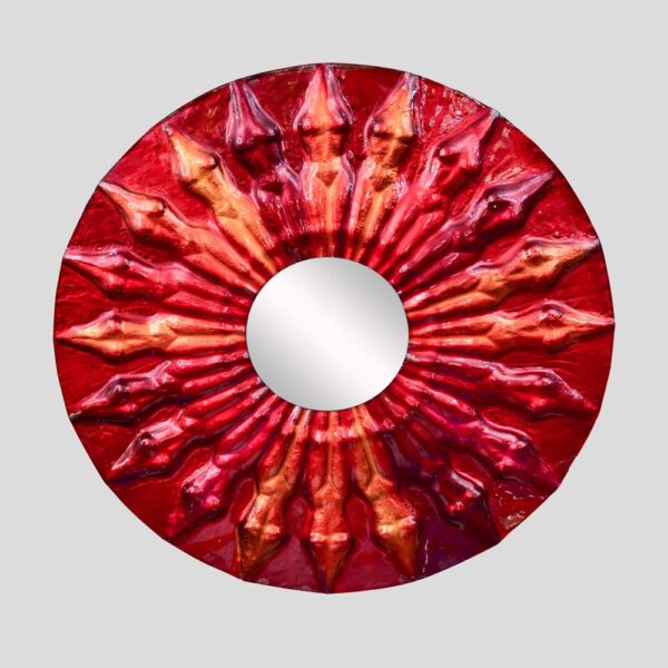 Massimiliano Luzzi Glass Art Mirror