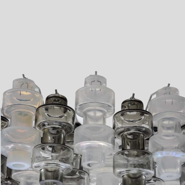 Murano Manubri Glass Chandelier