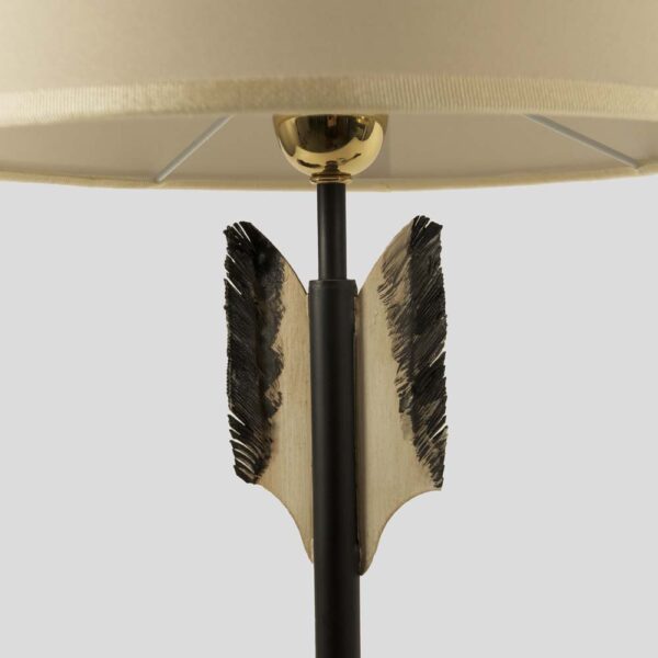 Pair of Midcentury arrow shaped base table lamps