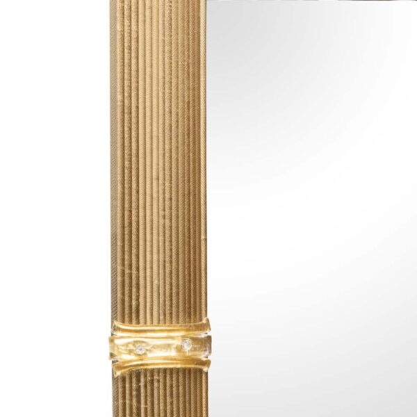 Murano glass Gold Venetian Rigatello Mirror