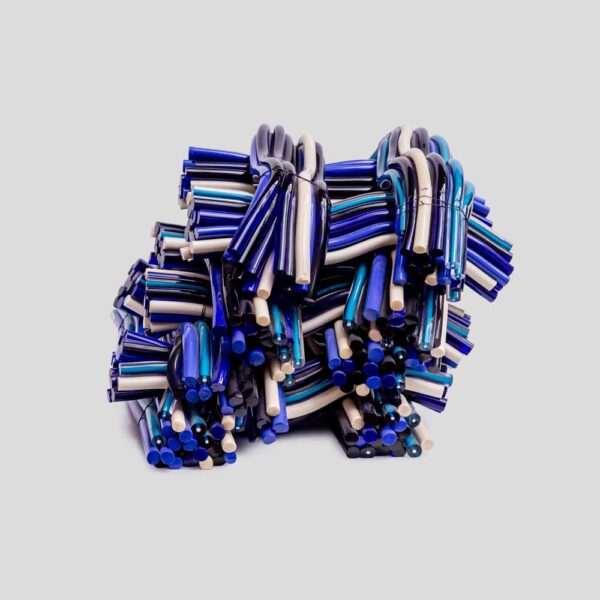 Matassa a glass sculpture by Leonardo Cimolin
