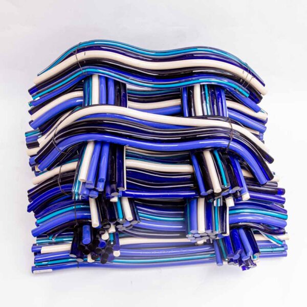 Matassa a glass sculpture by Leonardo Cimolin