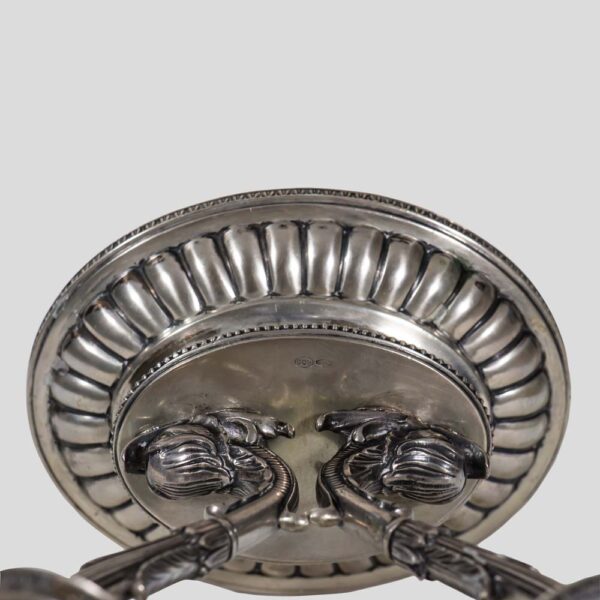 Pair of 19th century Italian Silver candlesticks