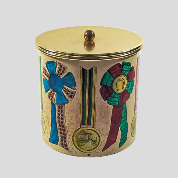Rosette decoration Ice Bucket by Piero Fornasetti