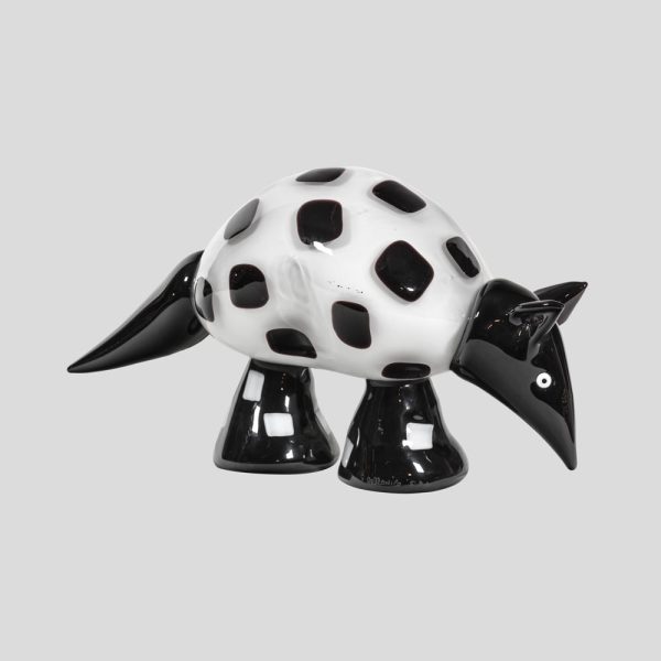 Italian Art Glass Sculpture Armadillo by Irene Rezzonico