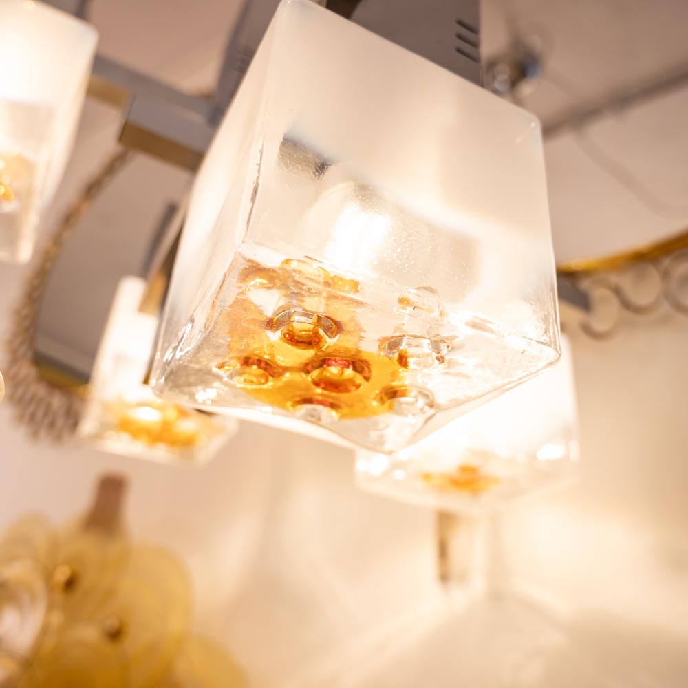 1970s Gaetano Sciolari ceiling light for Mazzega-FM1918 (1)