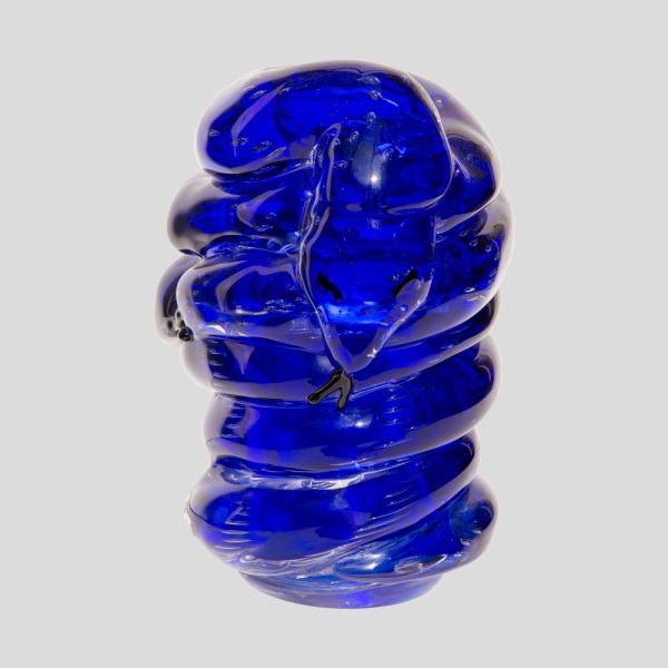 Ida Ola blue serpente vase