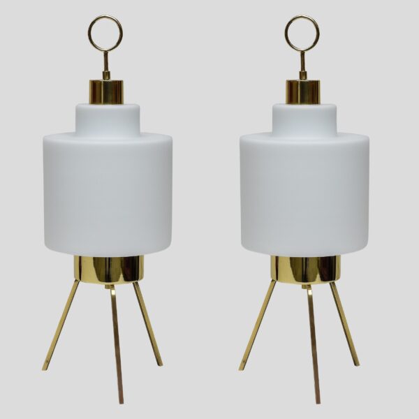 Pair of Lantern lamps in style of Stilnovo