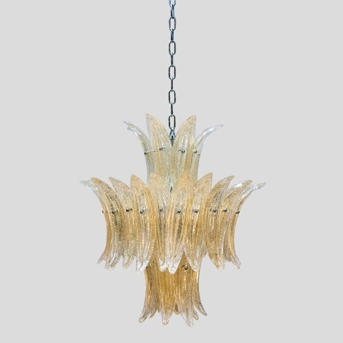 Gold Palmette ceiling light