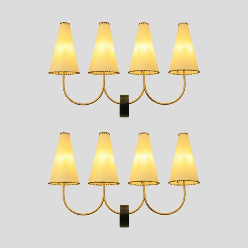 Pair of Quattro Coni Wall sconces by Diego Mardegan