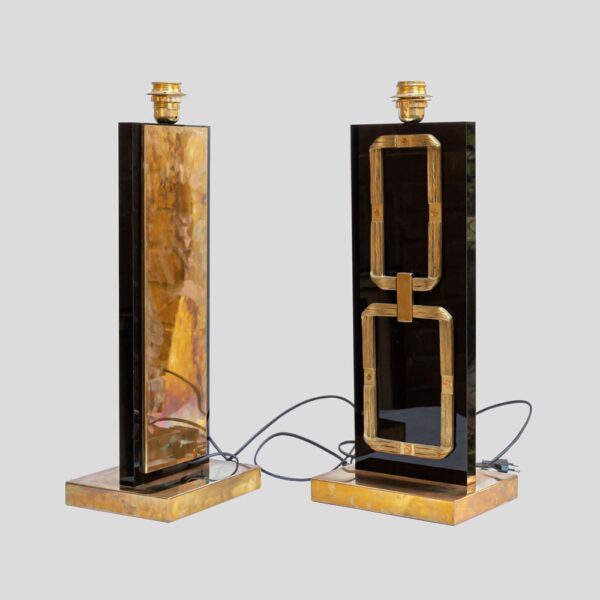 Pair of 1970s table lamps by Luciano Frigerio