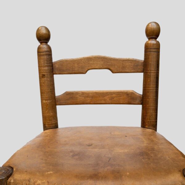 Pair of French 1930s Low chairs by Charles Dudouyt