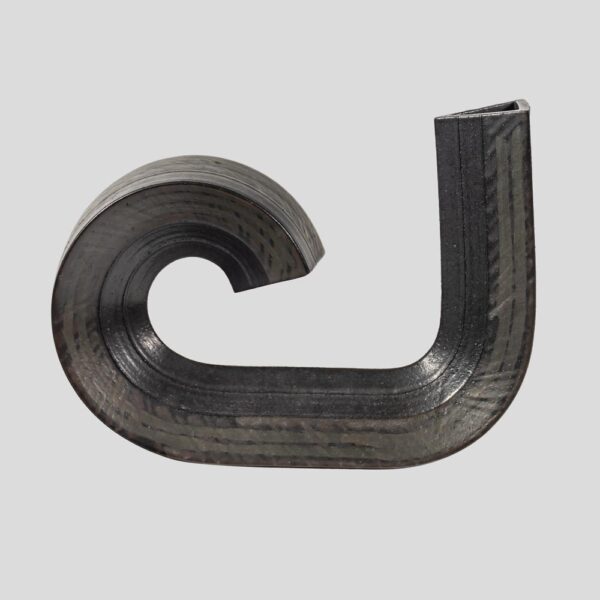 Italian grey black freeform vase by Alessio Tasca