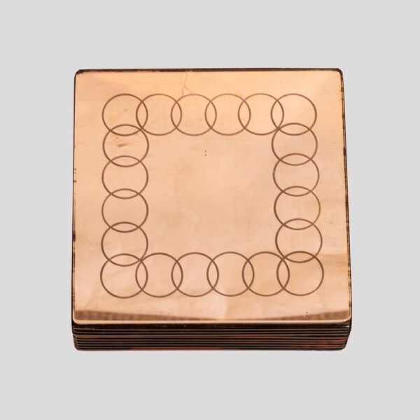 1930s Fontana Arte wooden box with mirror top