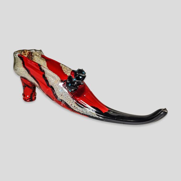 Coco cola bottle glass sculpture by Luigi Bona
