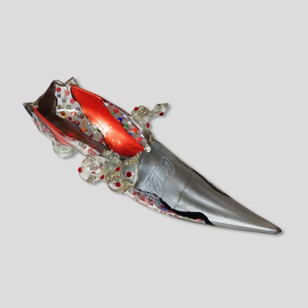 glass shoe by Luigi Bona