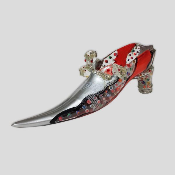glass shoe by Luigi Bona