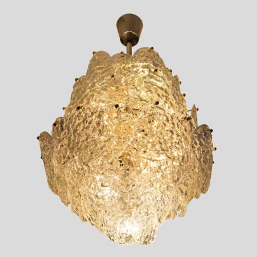 1960s Vintage Italian design chandelier by Av Mazzega