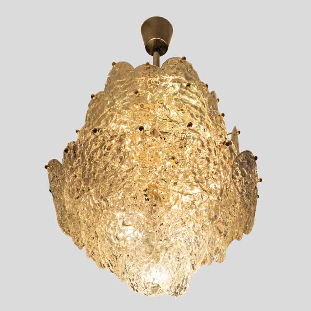 1960s Vintage Italian design chandelier by Av Mazzega-FM431 (1)