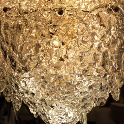 1960s Vintage Italian design chandelier by Av Mazzega