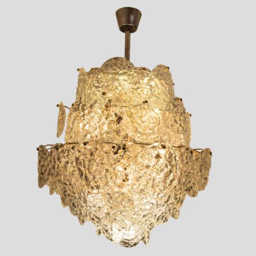 1960s Vintage Italian design chandelier by Av Mazzega