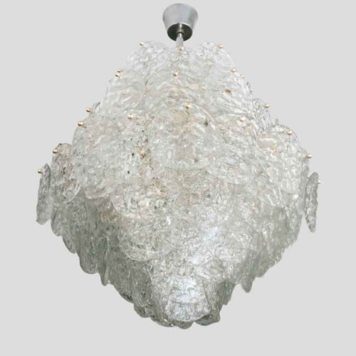 1960s Vintage Italian design chandelier by Av Mazzega
