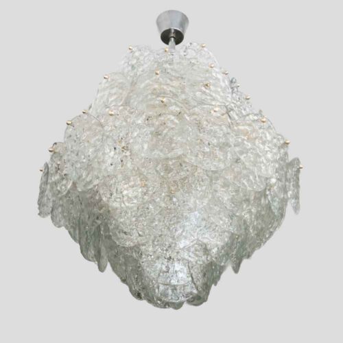 1960s Vintage Italian design chandelier by Av Mazzega