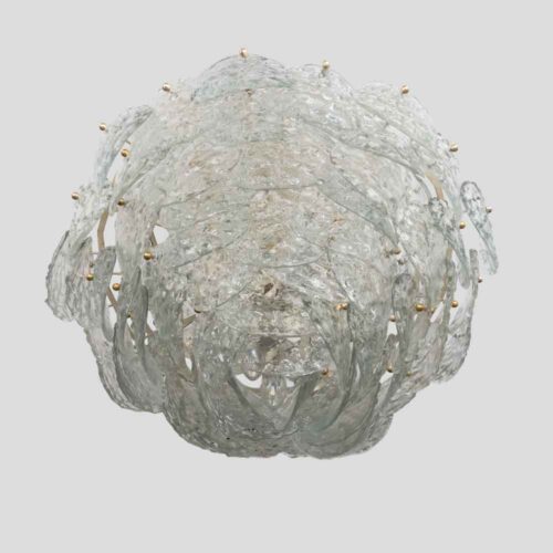 1960s Vintage Italian design chandelier by Av Mazzega