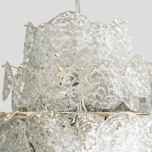 1960s Vintage Italian design chandelier by Av Mazzega