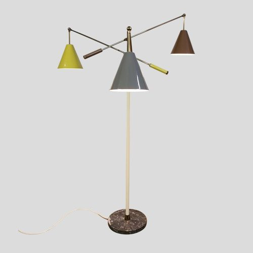 Italian design Multicolor Triennale floor lamp
