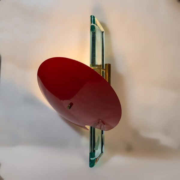 pair-of-red-colour-and-brass-wall-lights-by-roberto-rida