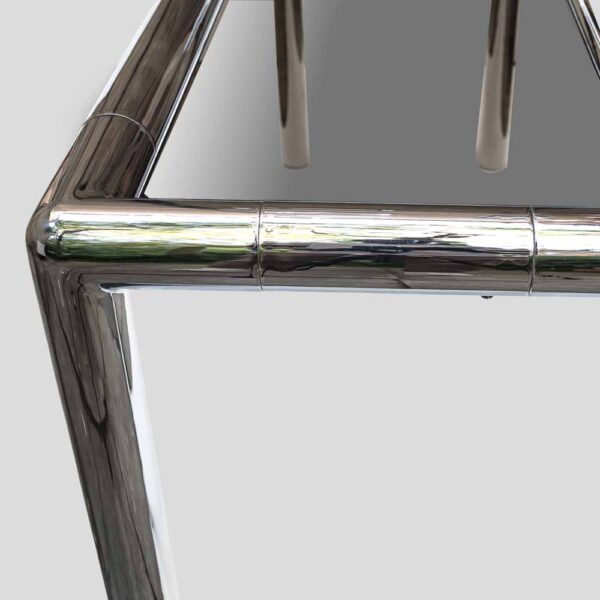 1970s chrome console table