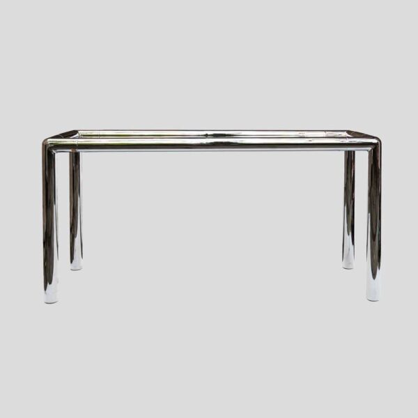 1970s chrome console table
