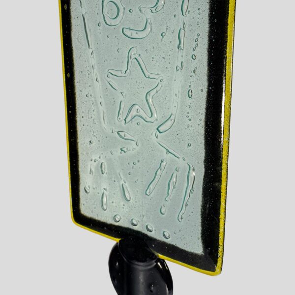 Segni Atavici by Silvio Vigliaturo Murano glass sculpture