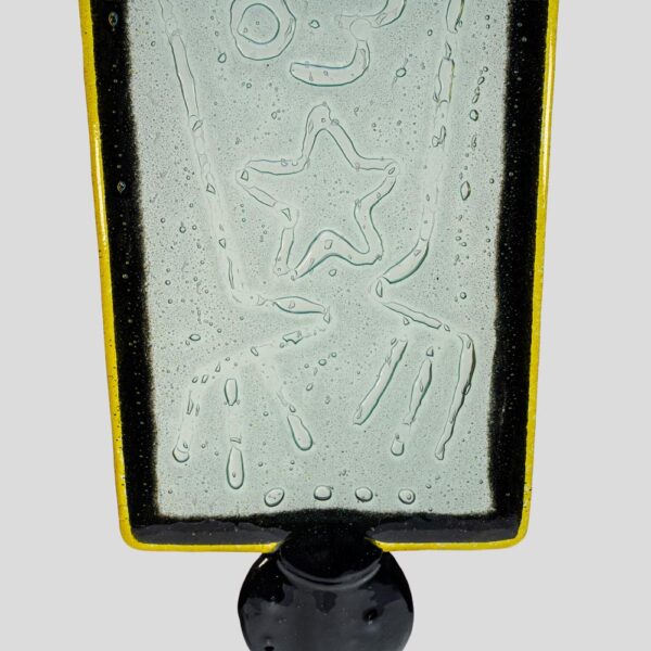 Segni Atavici by Silvio Vigliaturo Murano glass sculpture